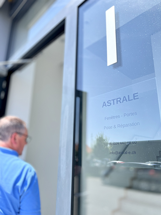 Astrale entreprise de pose, dépannage de fenêtres et portes en suisse romande